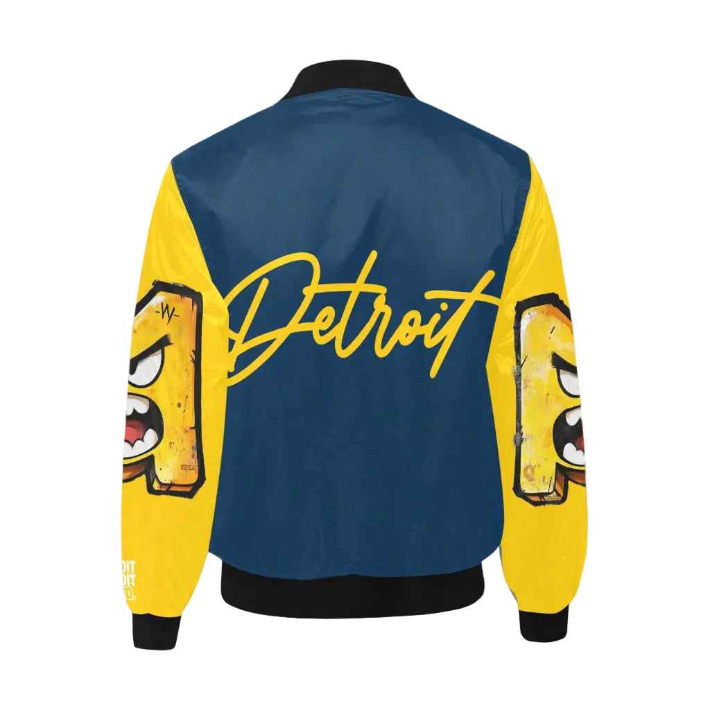 Detroit “Game Day” Bomber Jacket – U of M Football Edition