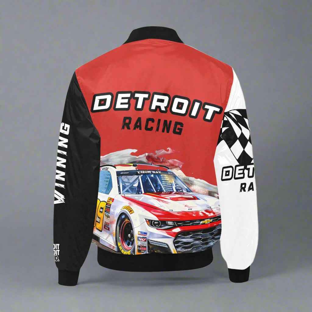 Detroit Racing Bomber Jacket — NASCAR Graphic Edition