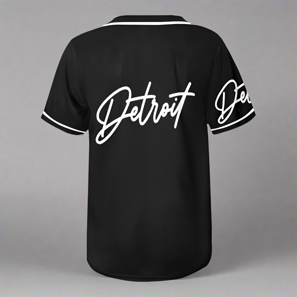 Detroit Baseball Jersey All Over Print Back