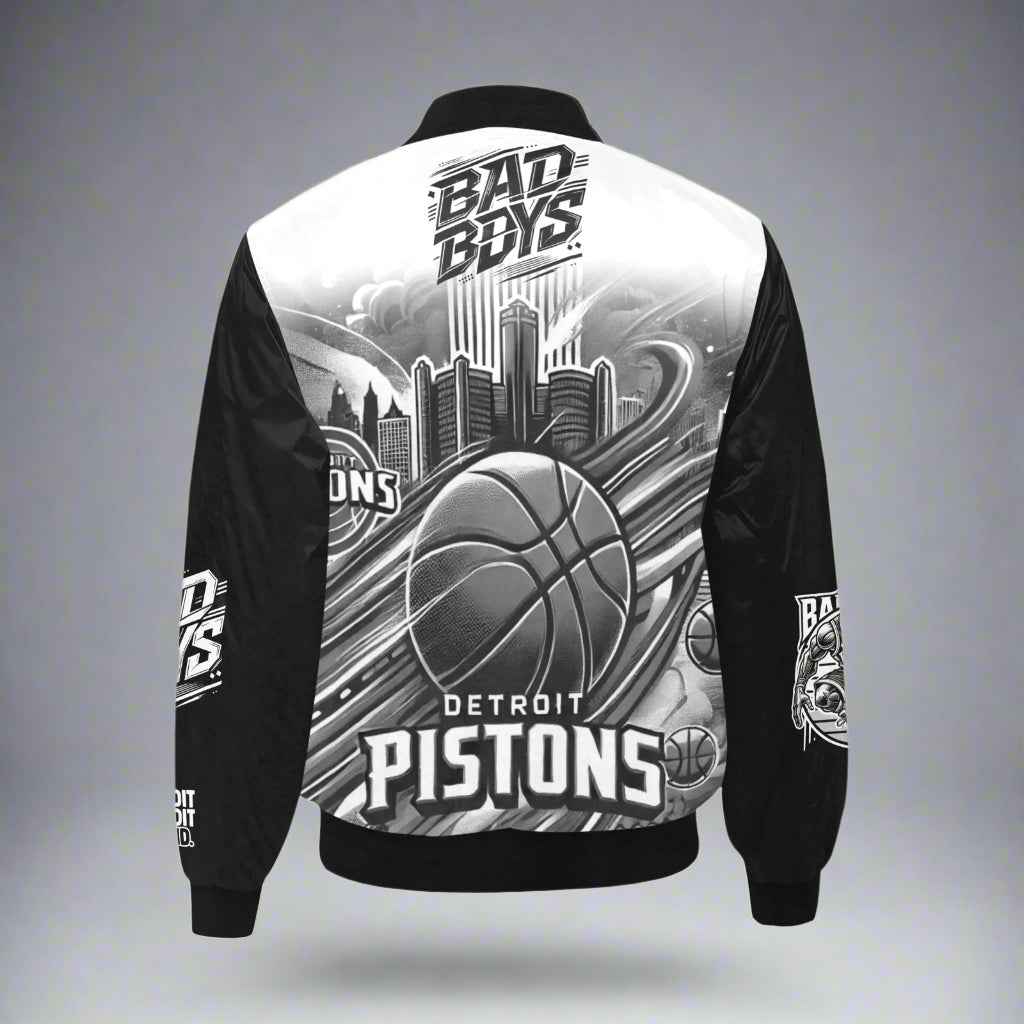 Detroit “Bad Boys” Two-Tone Bomber Jacket