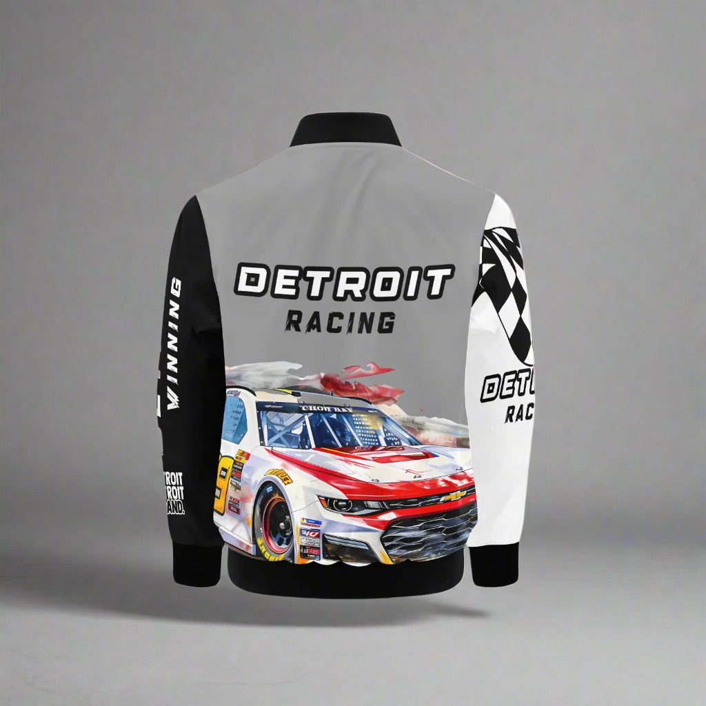 Kids Detroit Racing All Over Print Bomber Jacket