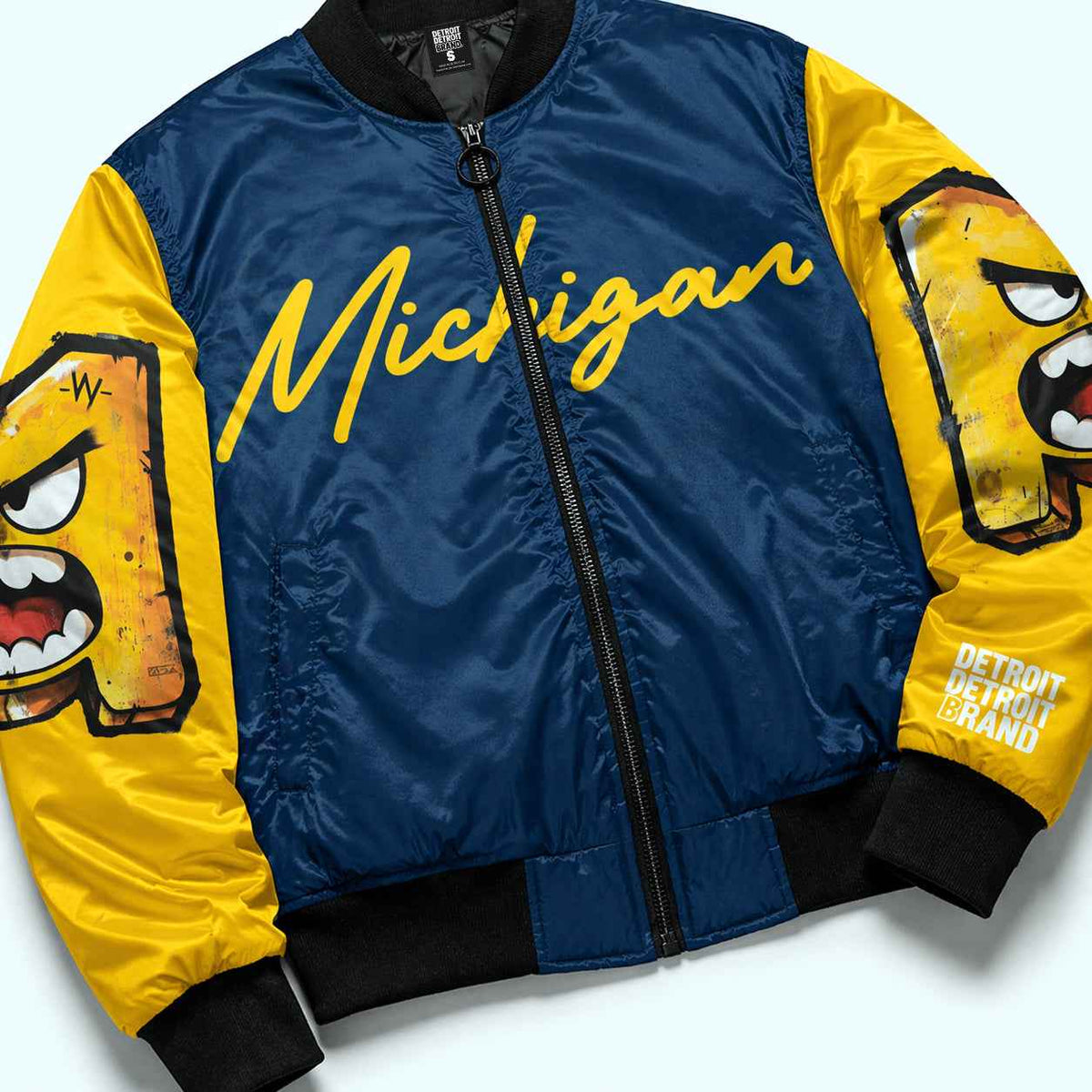 Michigan National Champions 2026 Bomber Jacket | Detroit Streetwear Varsity Jacket