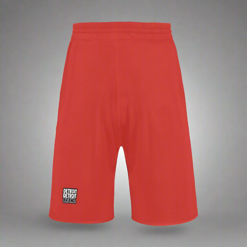 Detroit 313 Men's Red Athletic Shorts