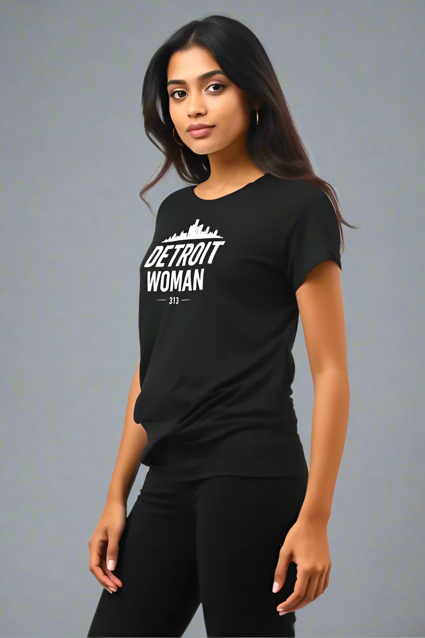 Black Detroit T-shirt