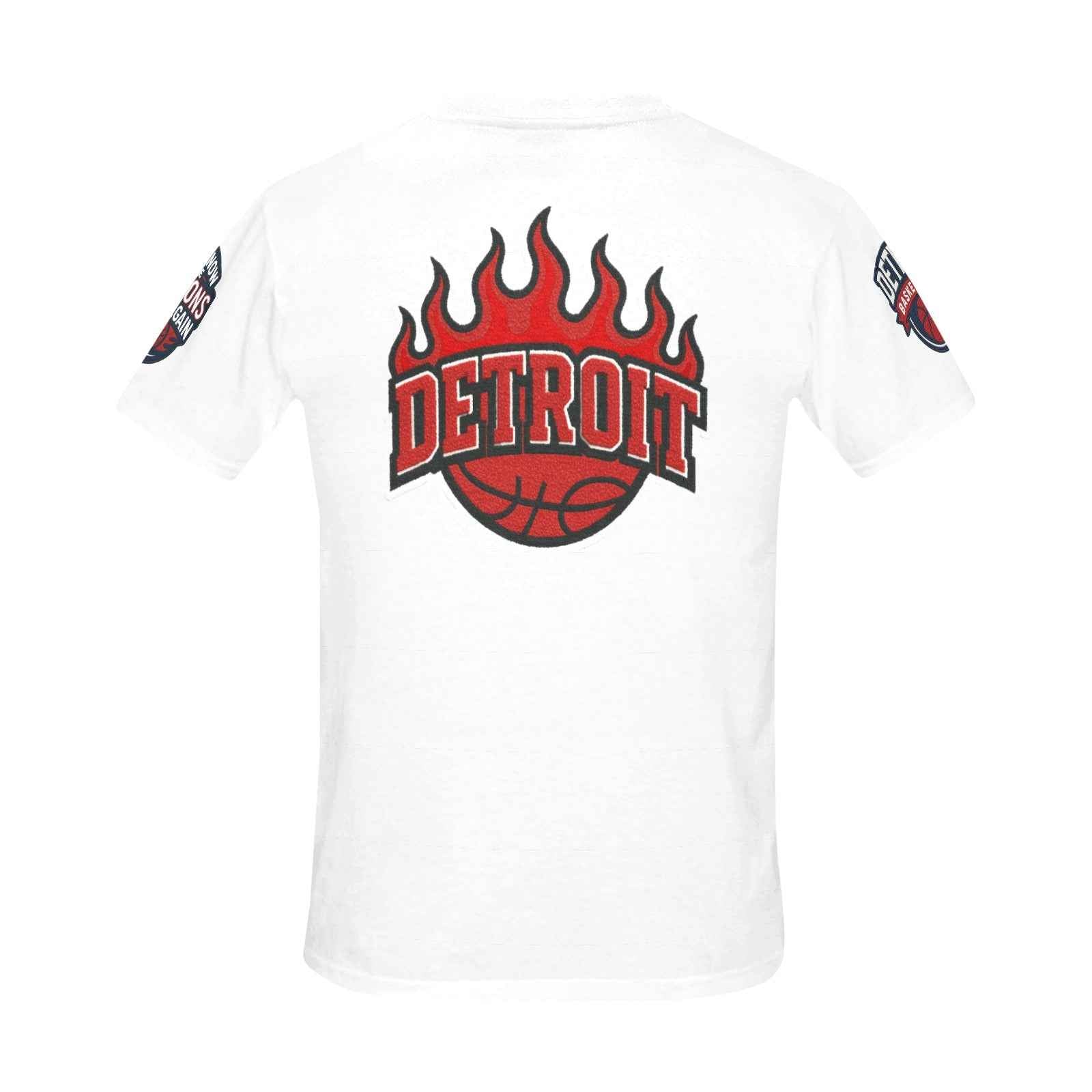 pistons won again t-shirt Men's All Over Print Crew Neck T-Shirt (Model T40-2)