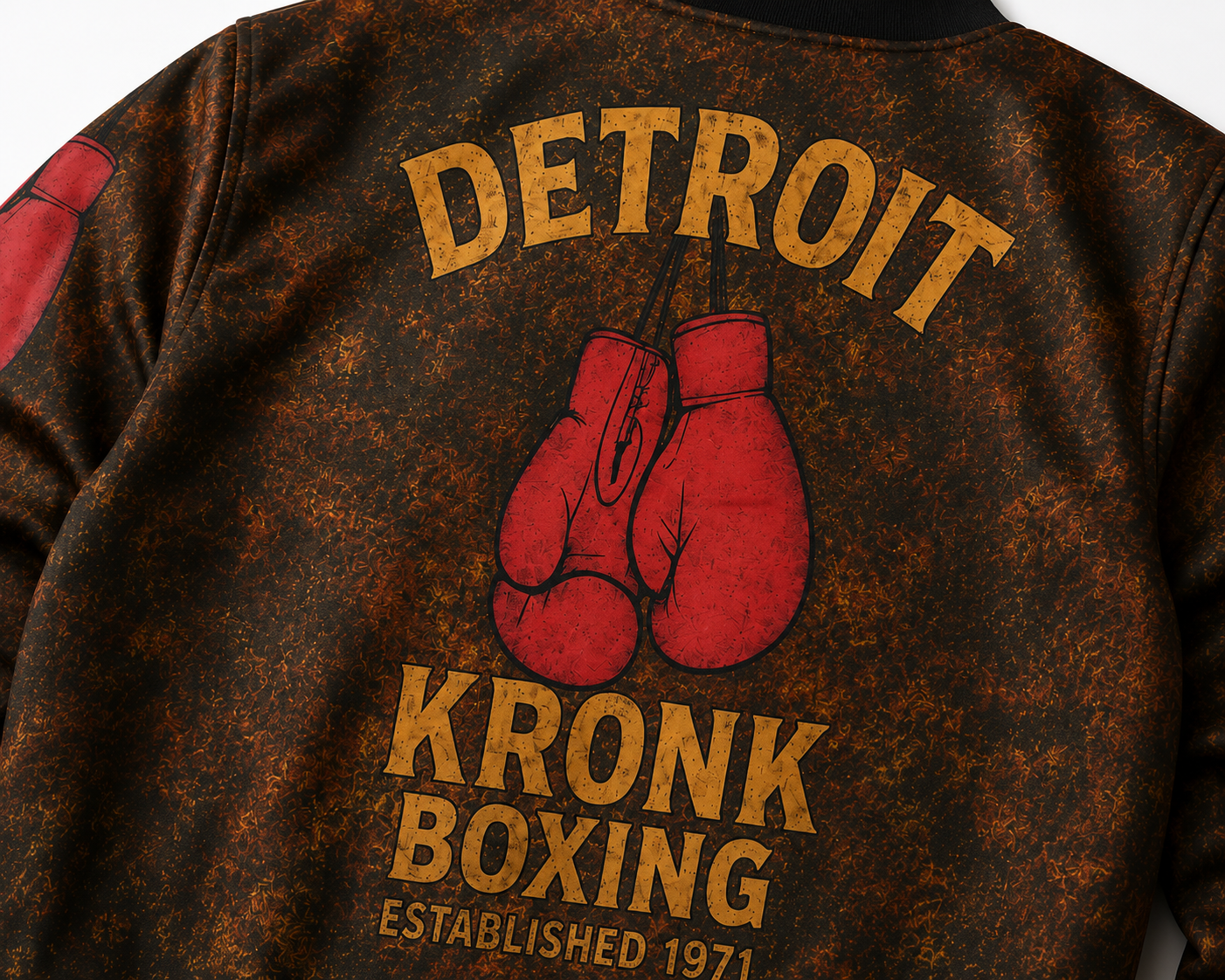 Kronk Boxing Bomber Jacket - Distressed Championship Style