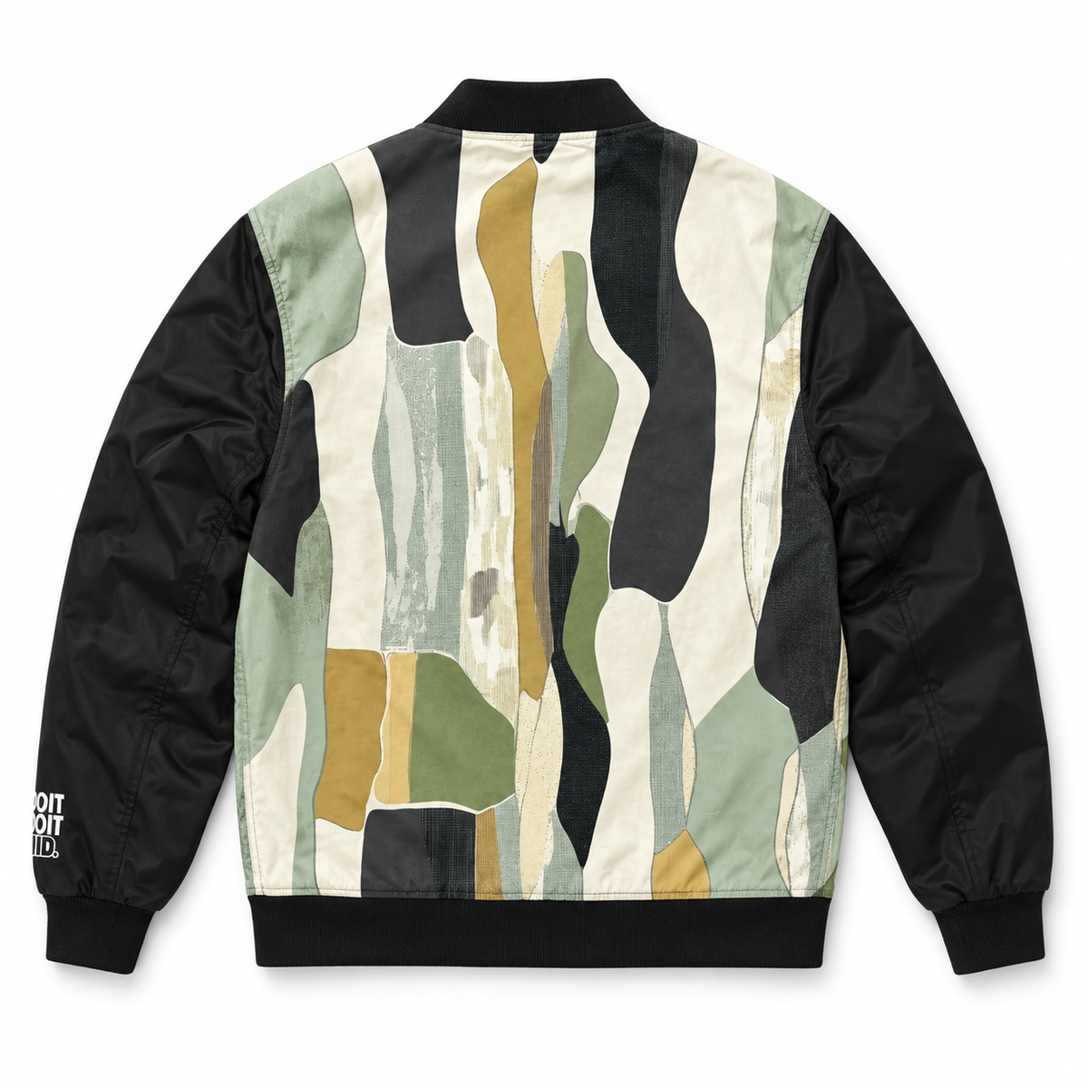Camo Patchwork Bomber Jacket — All Over Print Edition