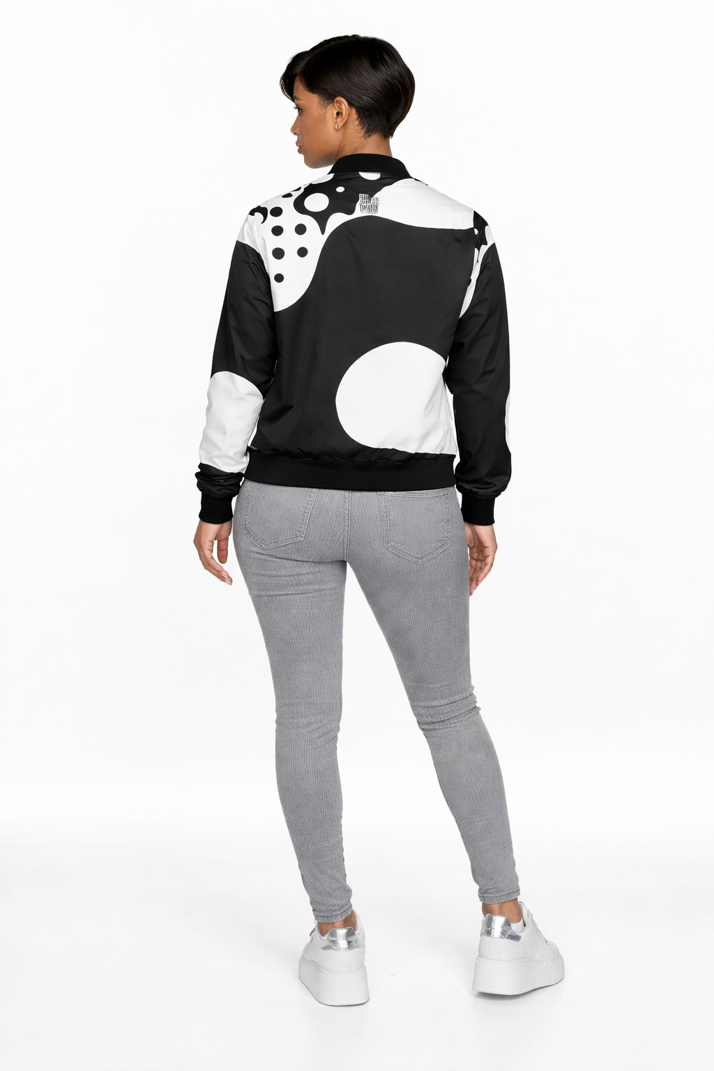 InkSplash Bomber Jacket — Lightweight All-Over Print