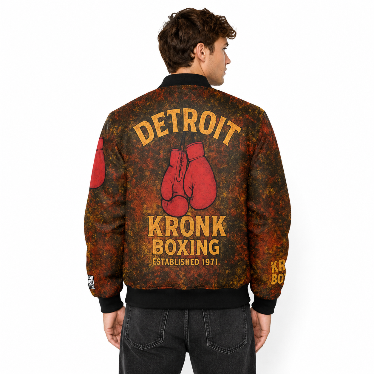 Kronk Boxing Bomber Jacket - Distressed Championship Style