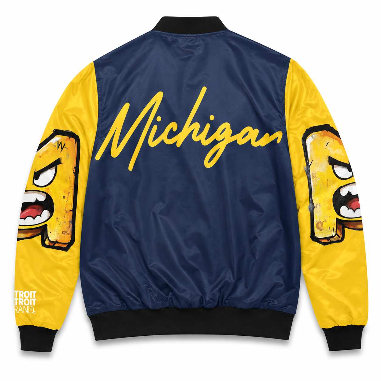 Michigan National Champions 2026 Bomber Jacket | Detroit Streetwear Varsity Jacket
