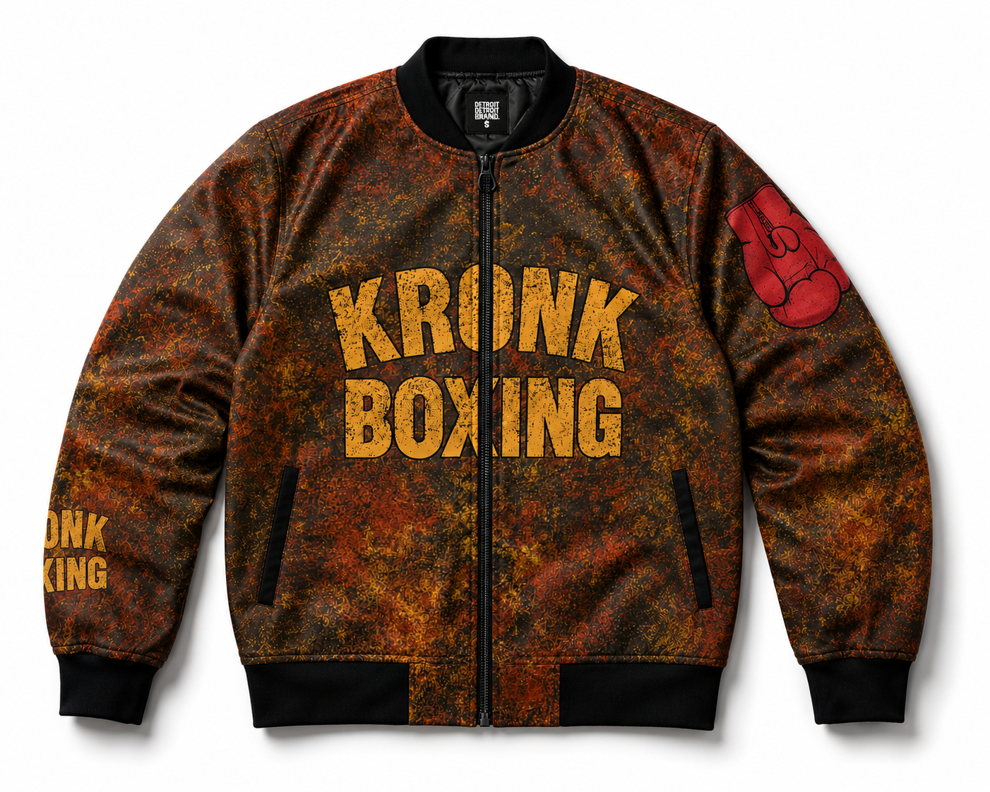 Kronk Boxing Bomber Jacket - Distressed Championship Style