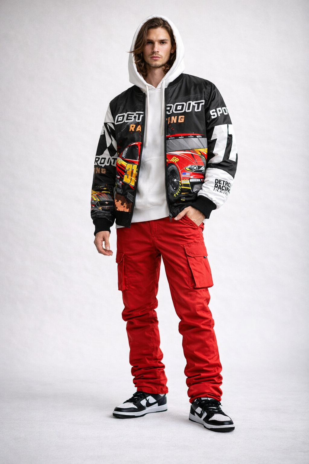 Detroit Racing Bomber Jacket - Speed Machine Edition