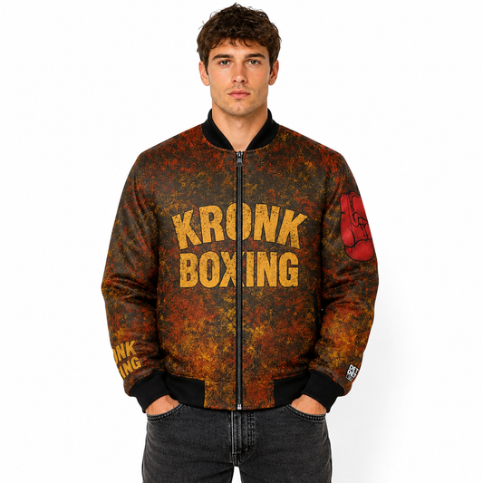 Kronk Boxing Bomber Jacket - Distressed Championship Style