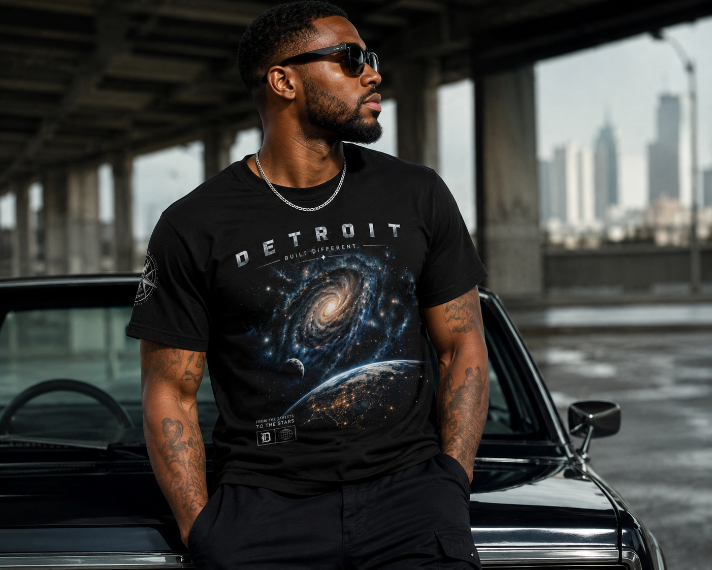 Detroit Beyond Limits Graphic T-Shirt – Black