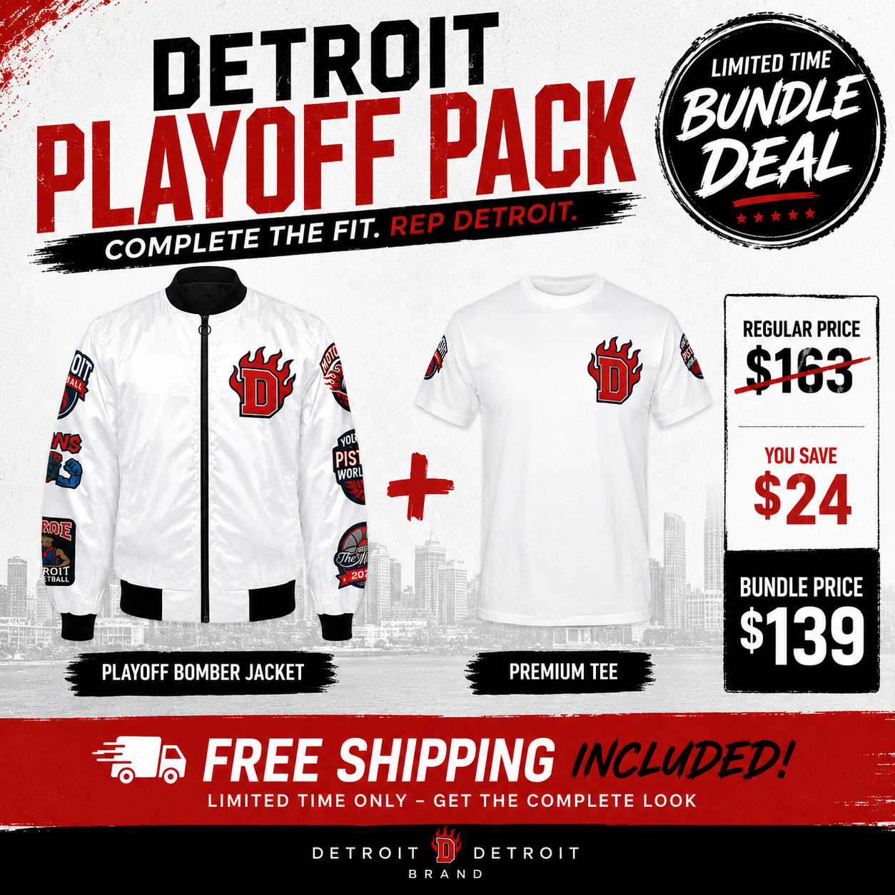 Detroit Playoff Pack