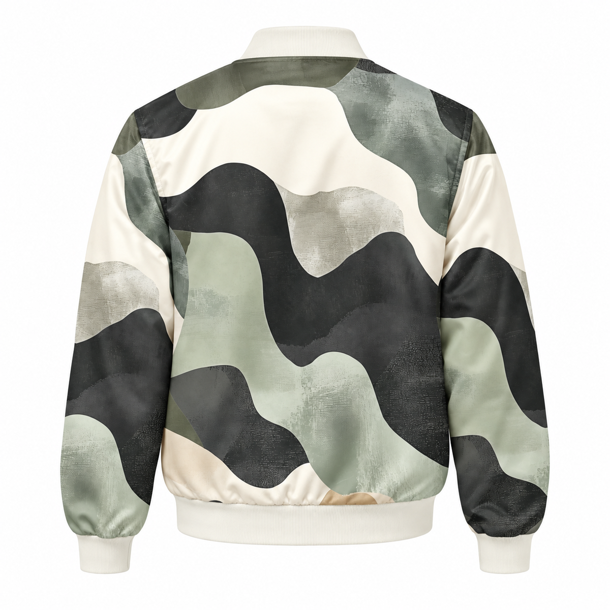 Detroit Abstract Camo Bomber Jacket