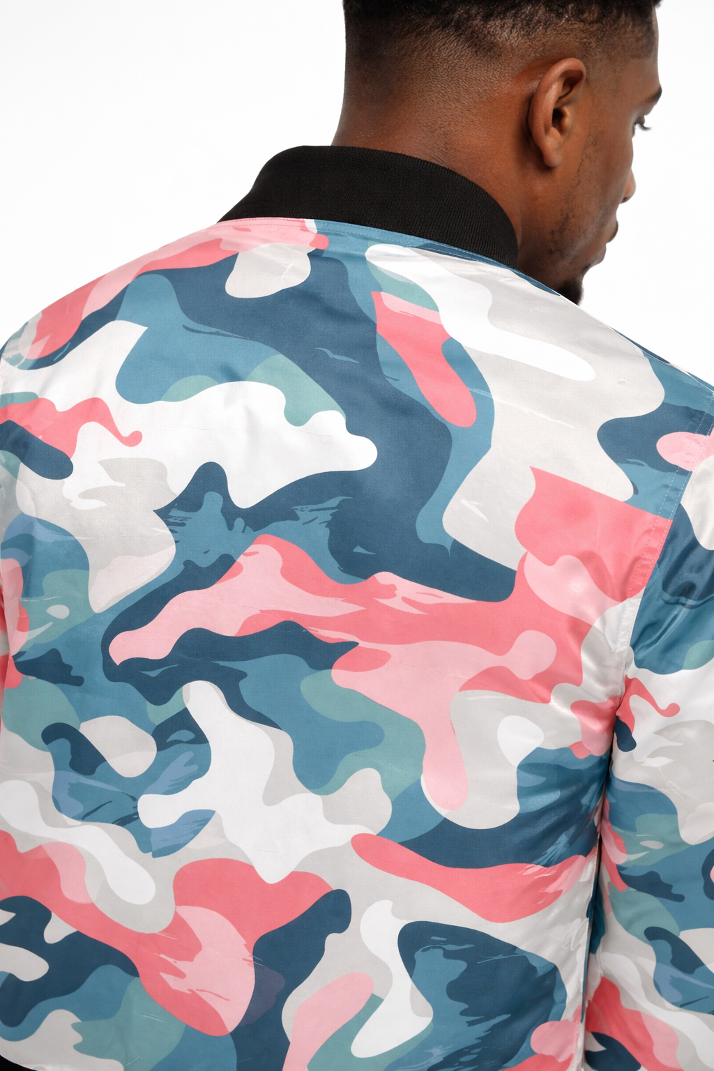 Aurora Camo Bomber Jacket — Multi-Color
