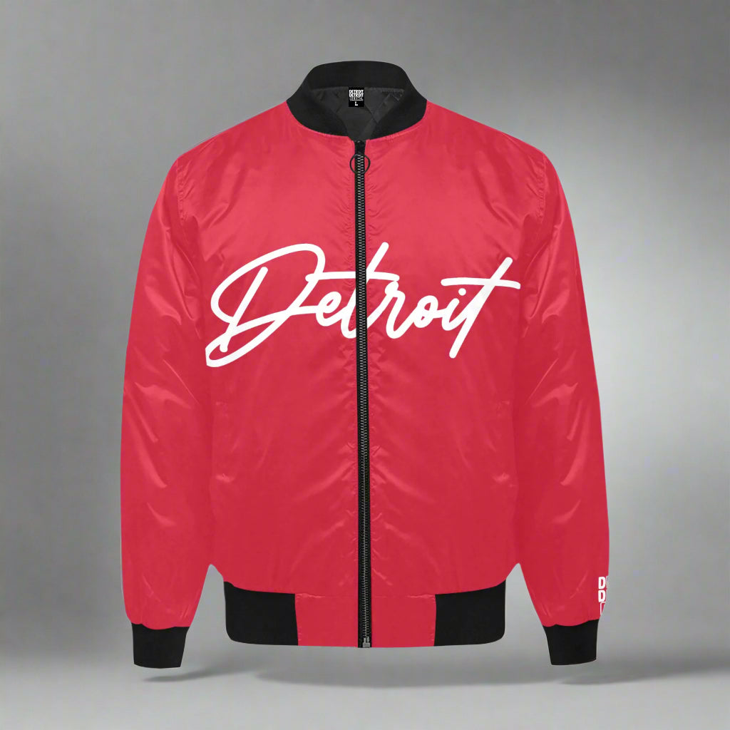 Red Bomber Jacket