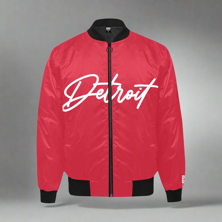 Red Bomber Jacket