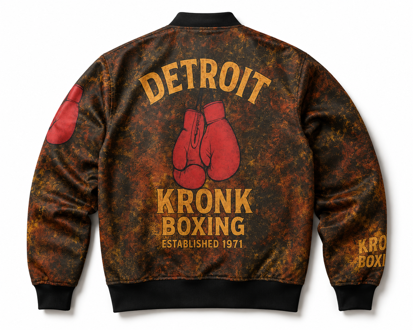Kronk Boxing Bomber Jacket - Distressed Championship Style