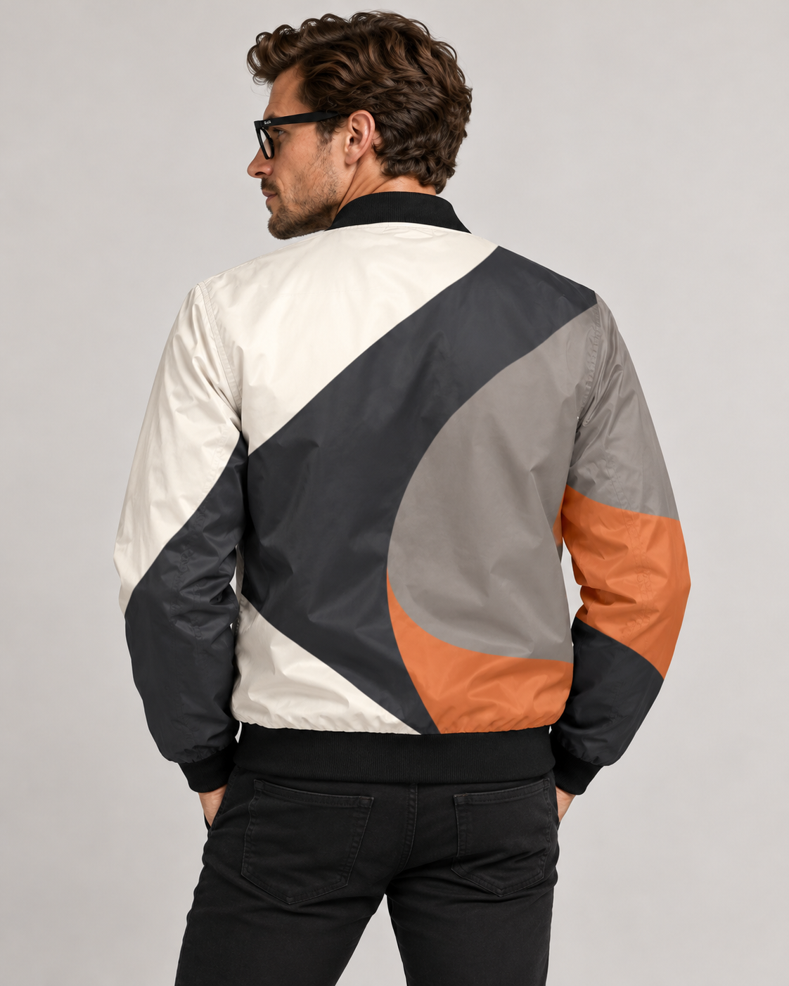 (Pre-order) Modern Abstract Bomber Jacket