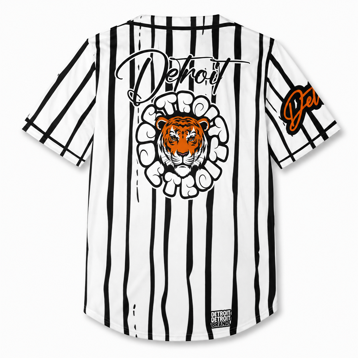 Detroit Tiger Baseball Jersey - Pinstripe Design