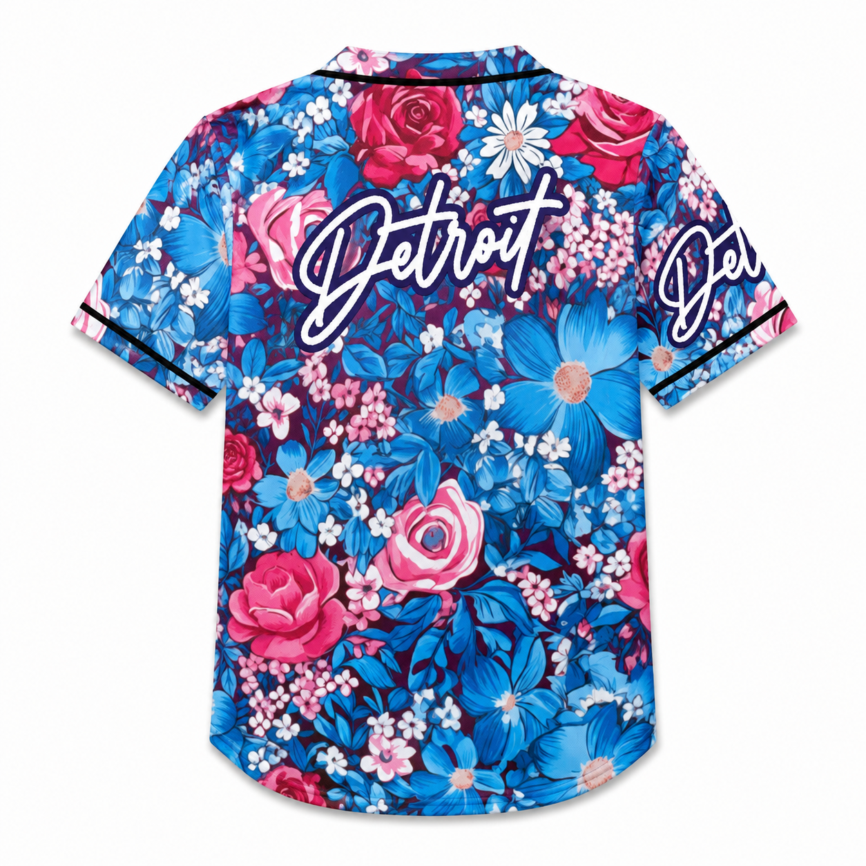 Detroit Floral Baseball Jersey