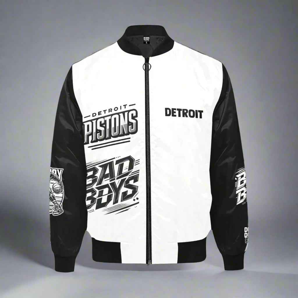 Detroit “Bad Boys” Two-Tone Bomber Jacket