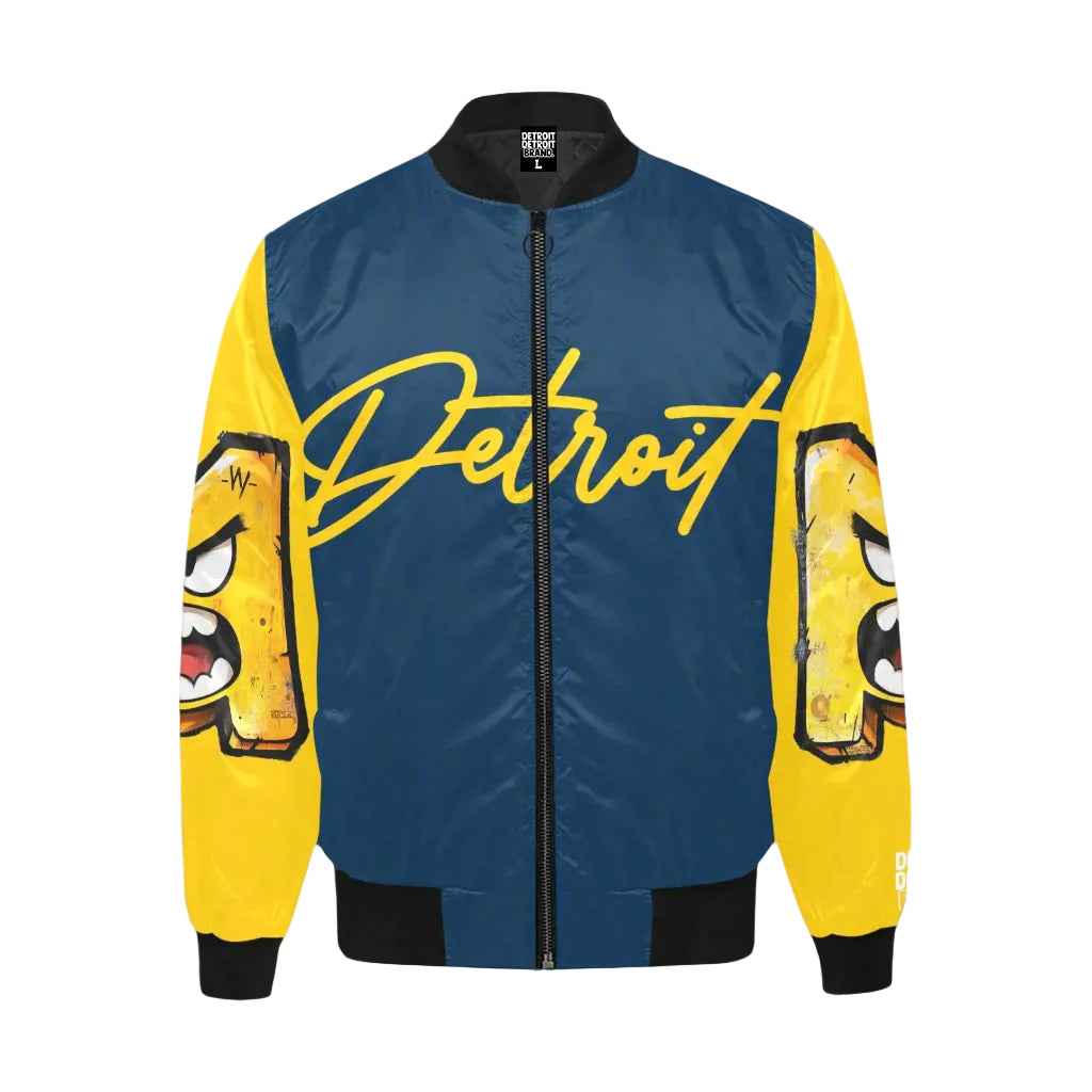 Detroit “Game Day” Bomber Jacket – U of M Football Edition